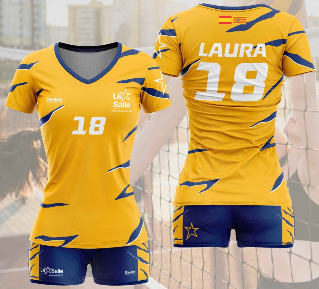 CAMISETA EQUIPACION LA SALLE AMARILLA
